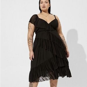 Torrid Black Midi Dress